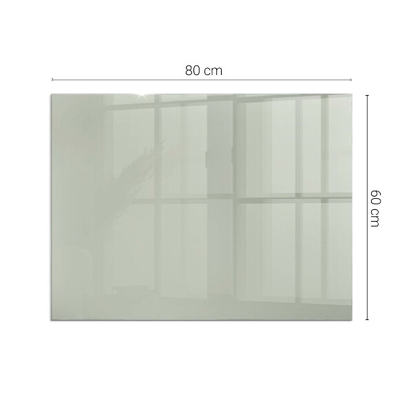 Pravokotna podložna plošča za kamin Barva Sivo-zelena