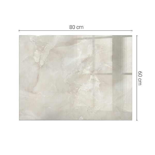 Pravokotna steklena mizna plošča Marmorni vzorec