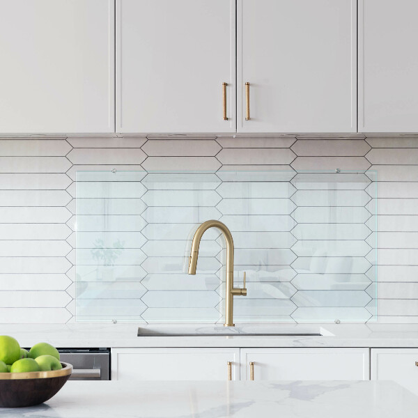 Stenska obloga za kuhinjo prozoren 120x60 cm